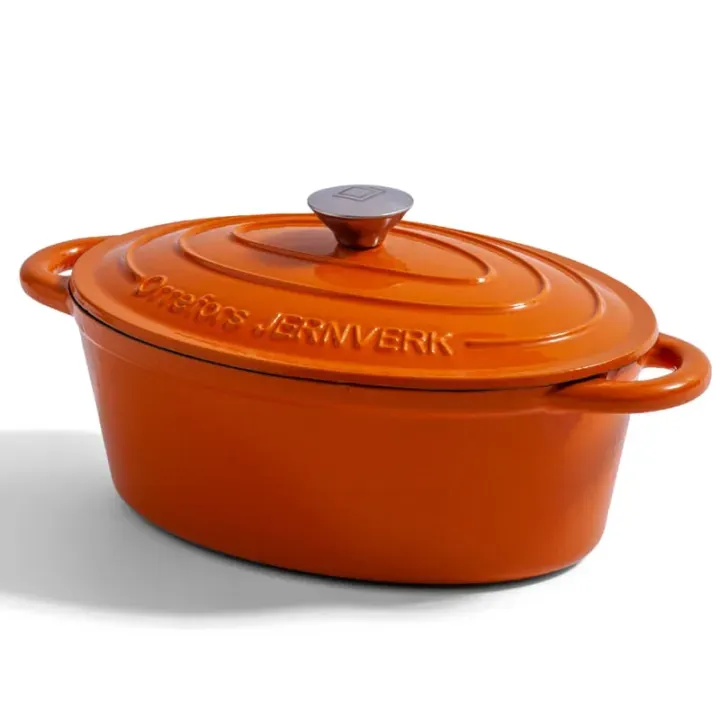 Orrefors Jernverk Enamelled Oval Iron Pan 3.5L - LT54010 (N0026)